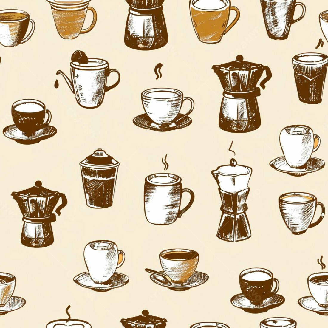 Textura Café Padrão para Fundo