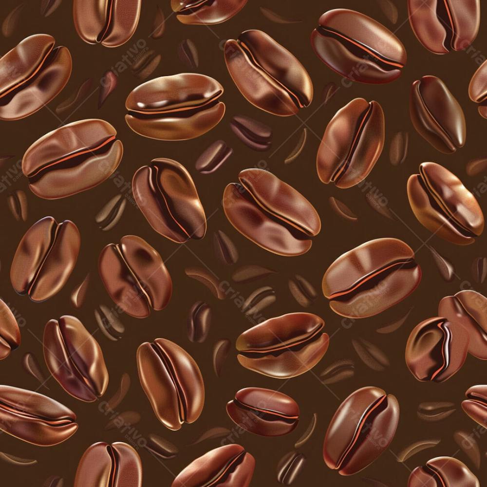 Coffee Pattern High Resolution Design Asset