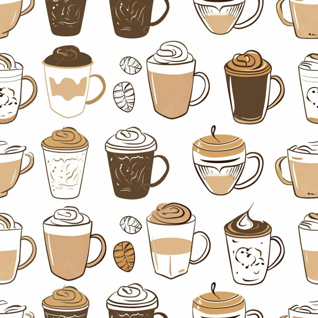 Textura Café Padrão para Fundo