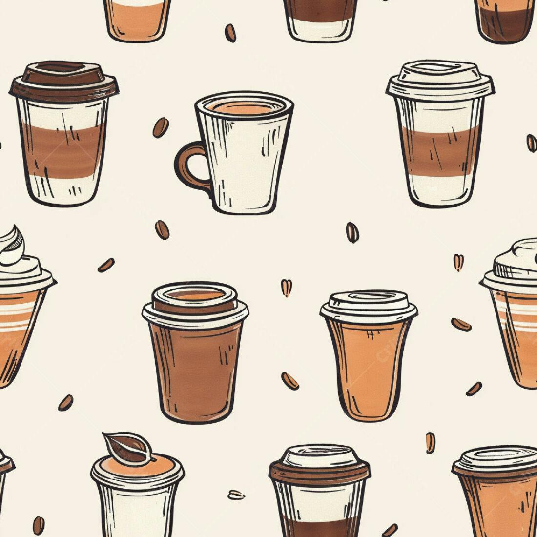 Textura Café Padrão para Fundo