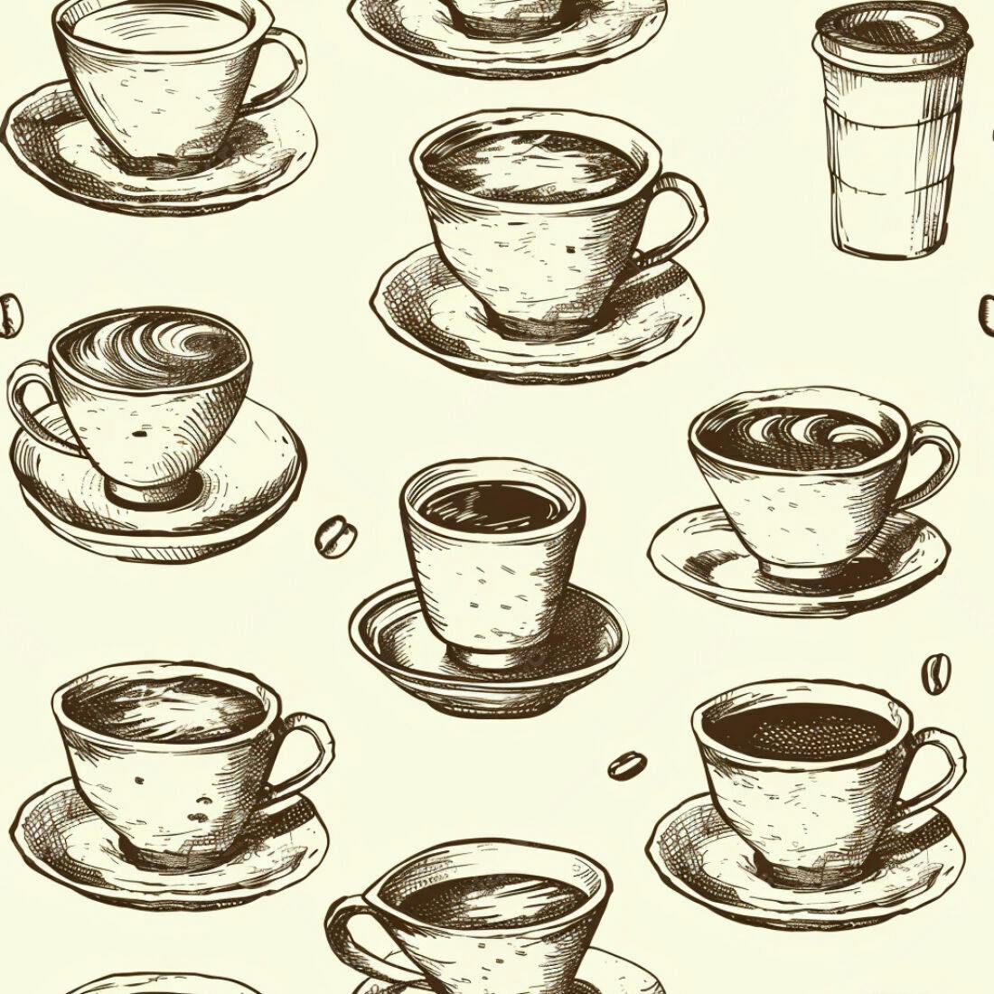 Textura Café Padrão para Fundo