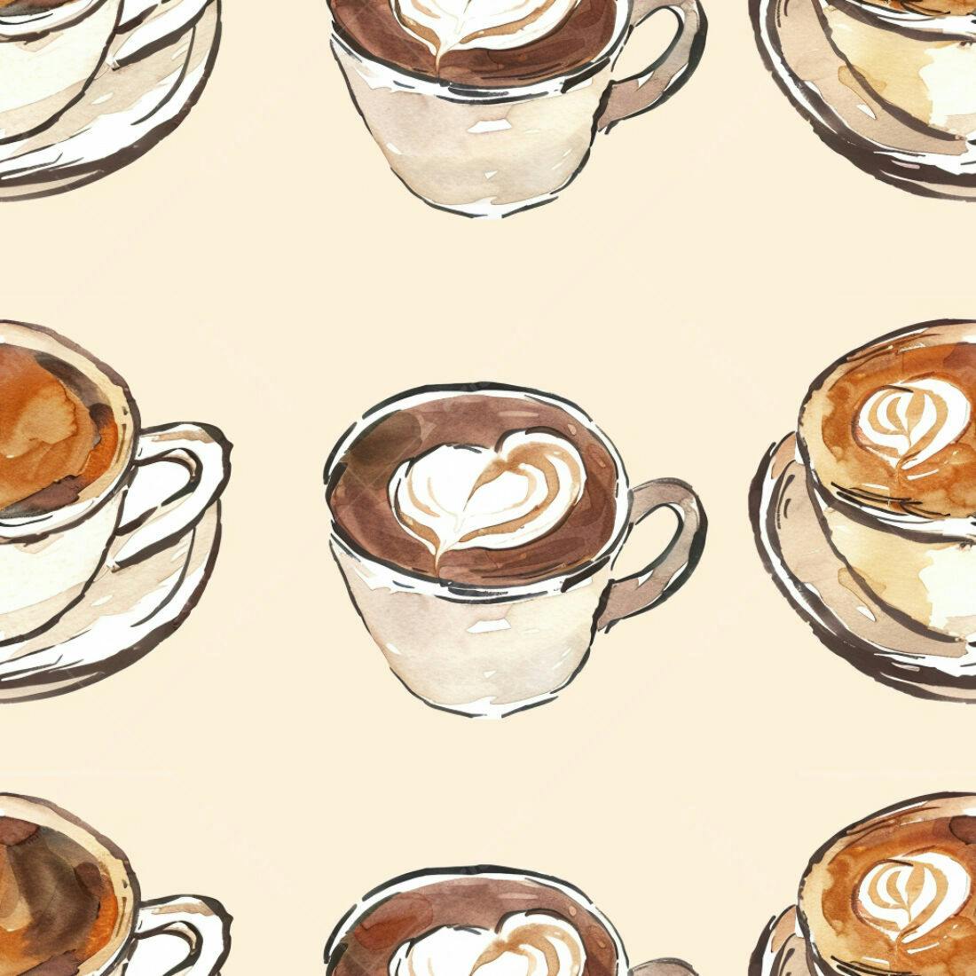 Textura café aquarela para fundo