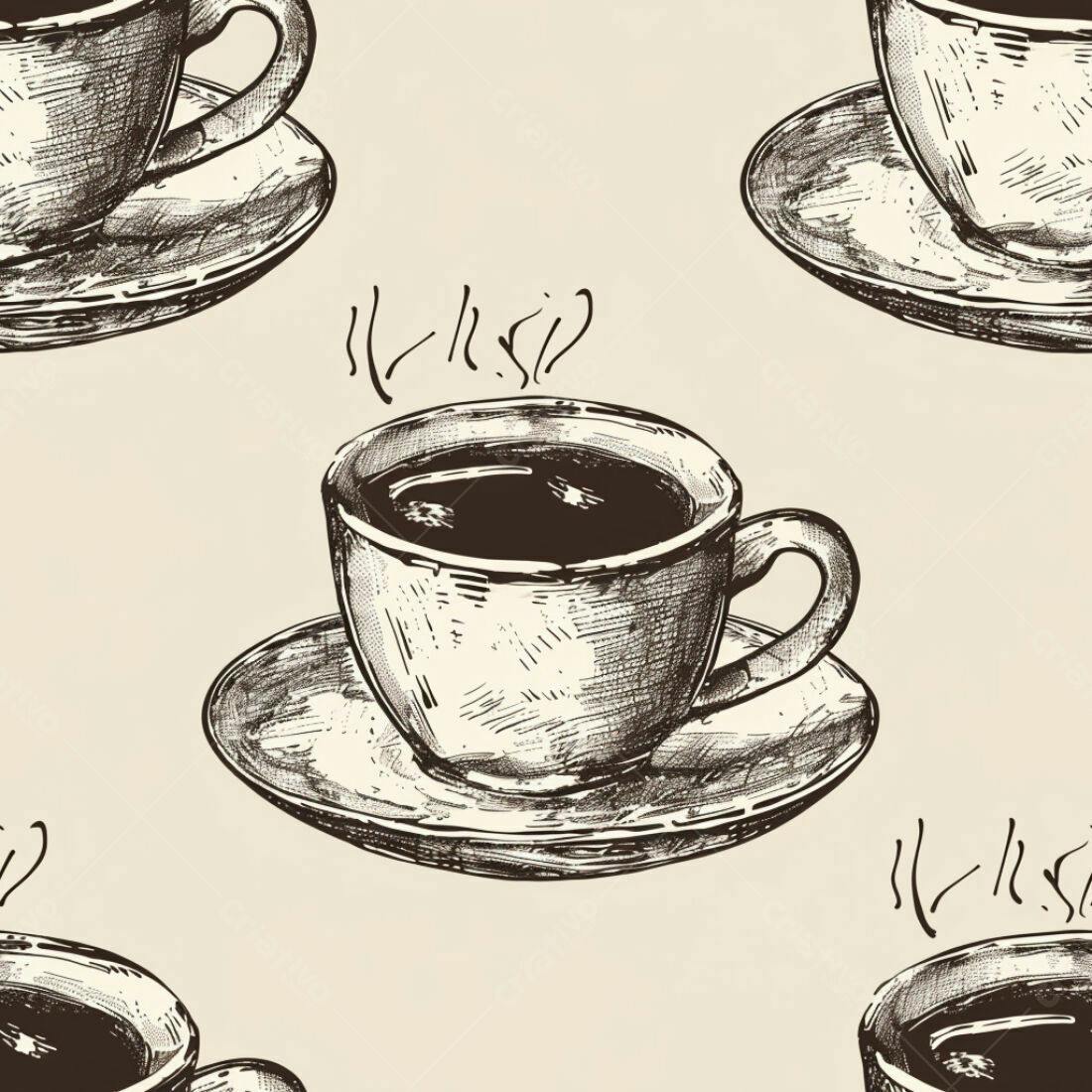 Textura Café Esboço para Fundo