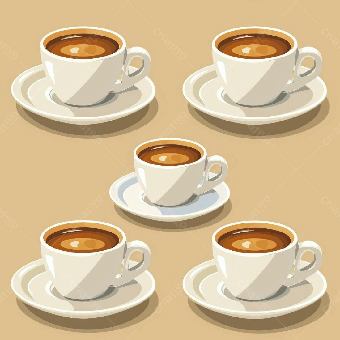 Textura Café Padrão Repetitivo para Fundo