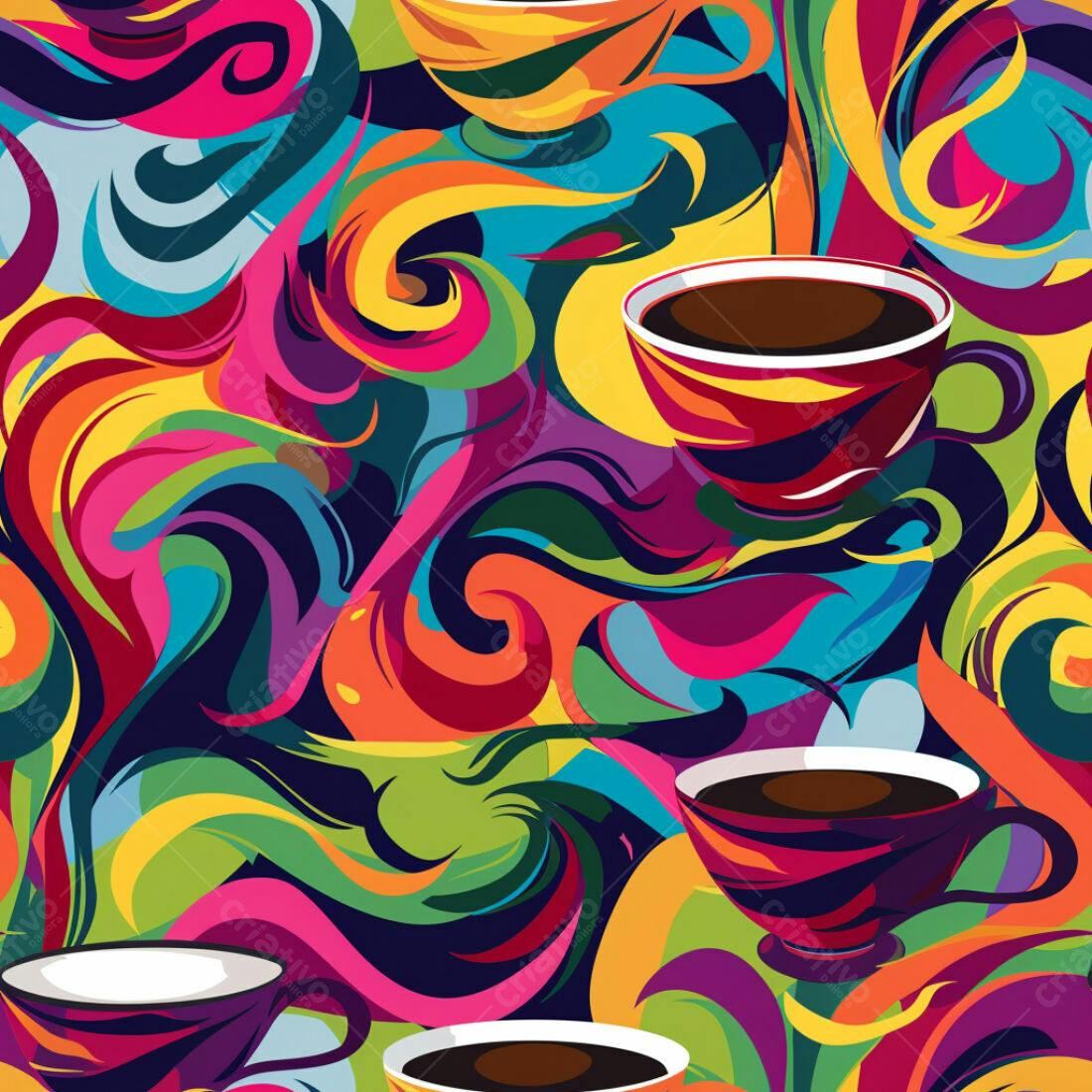 Textura Abstrata Colorida para Fundo