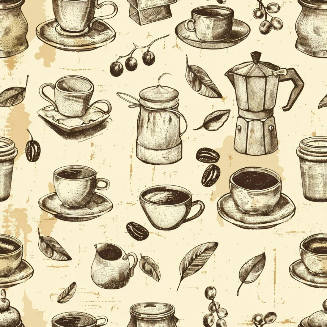 Textura Café Vintage para Fundo