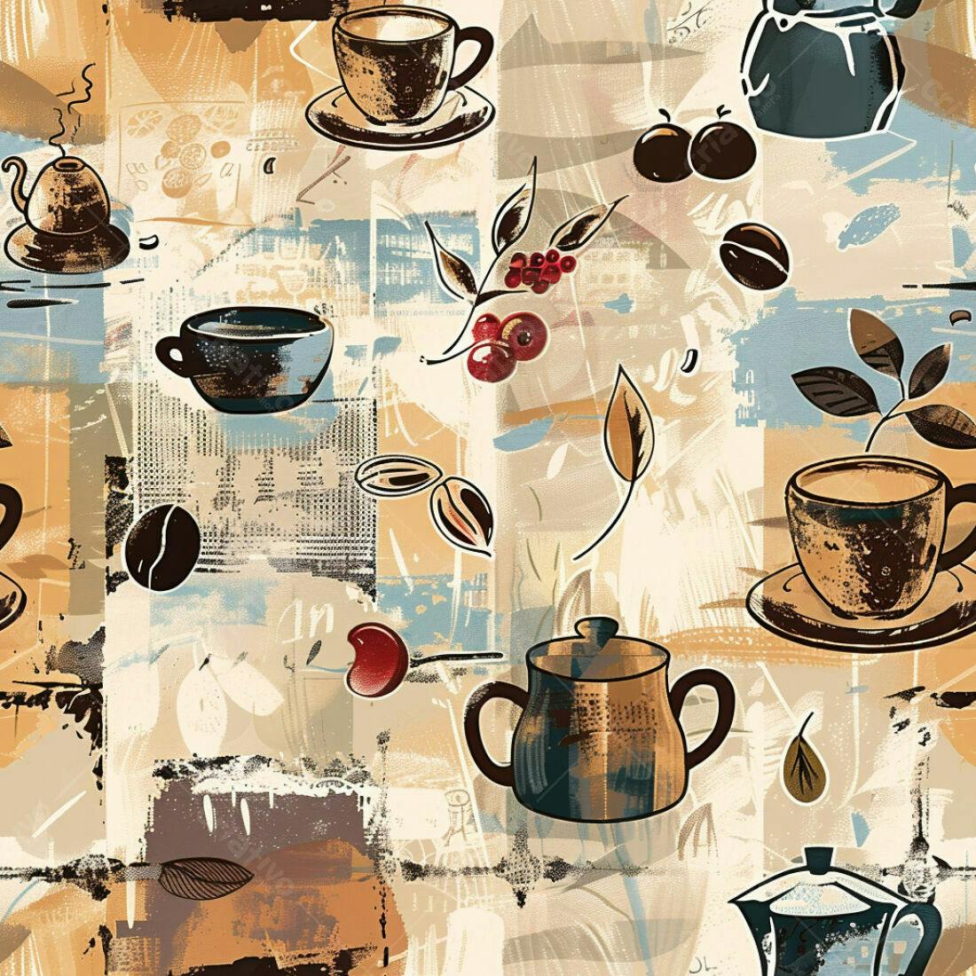 Textura Café Abstrato para Fundo