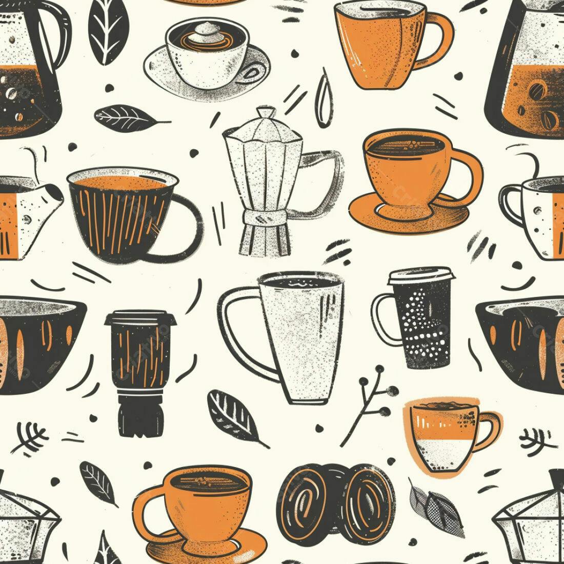 Textura Café Padrão para Fundo
