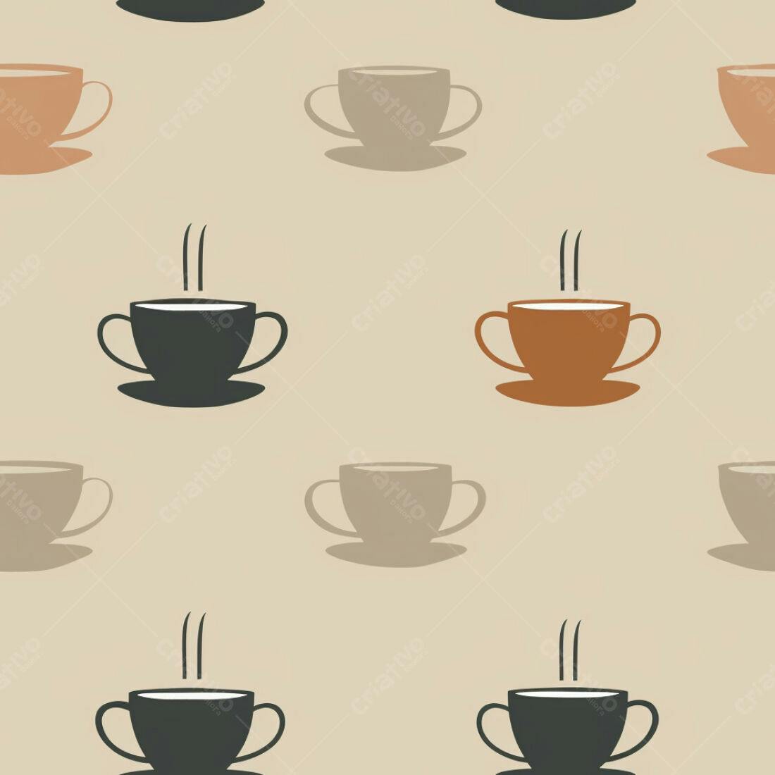 Textura xícaras café para fundo retrô