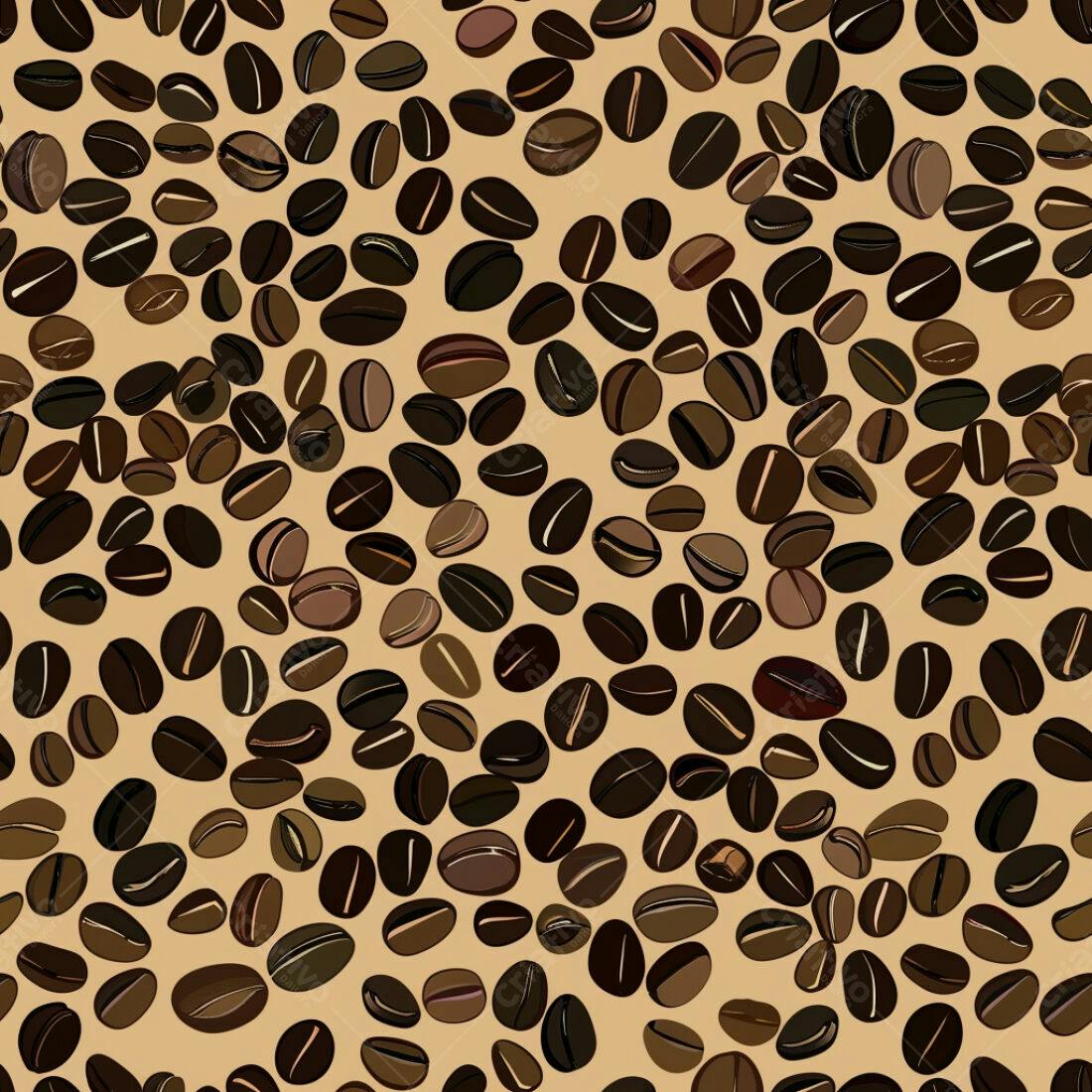 Textura grãos de café marrom para fundo