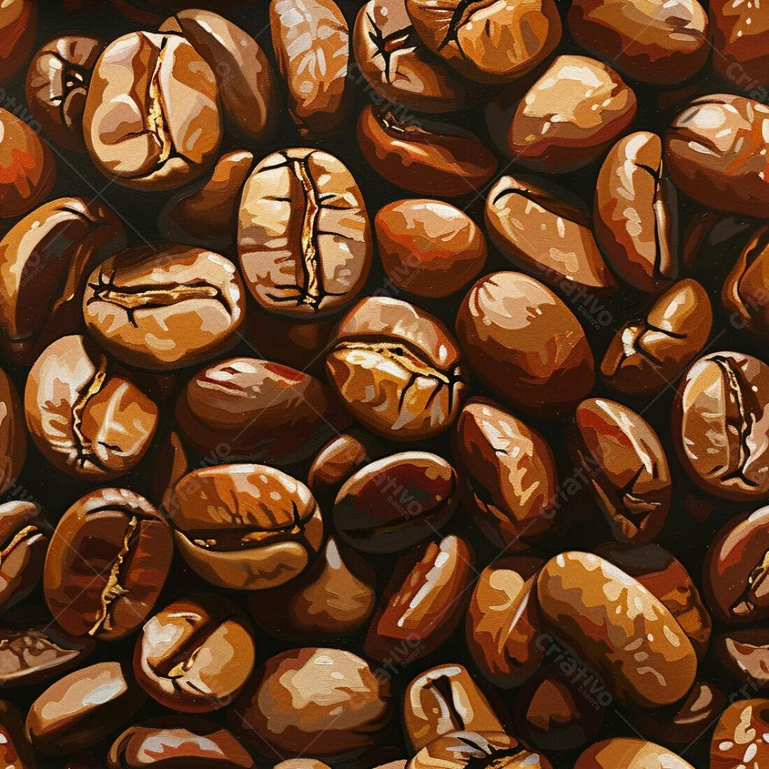 Textura grãos de café escuros para fundo