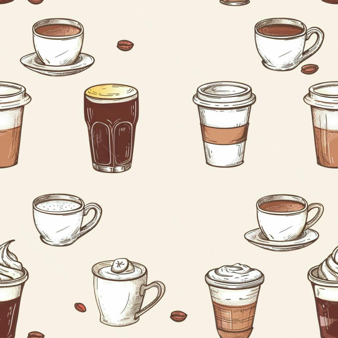 Textura Café Padrão para Fundo