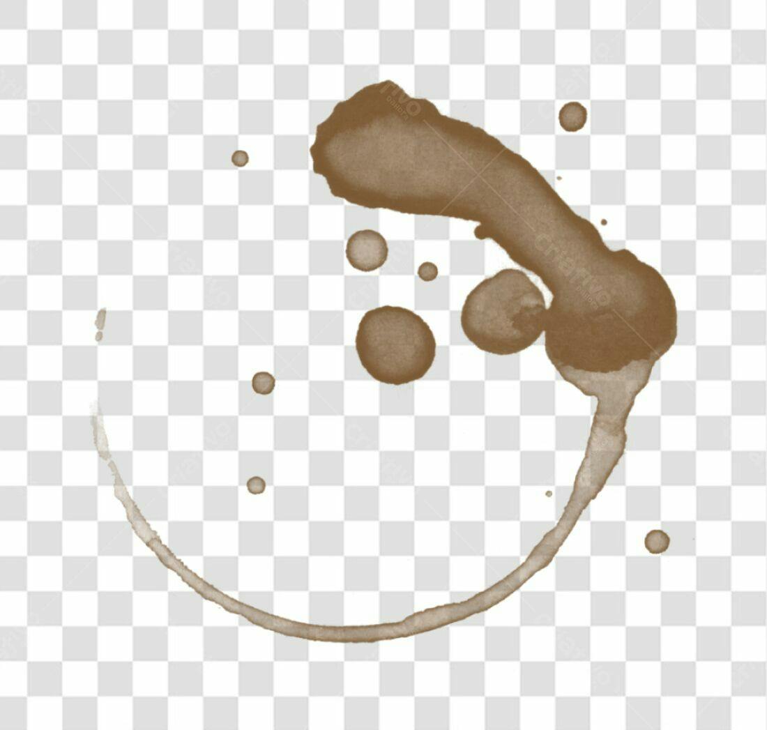 Icone Mancha de Café PNG com fundo transparente