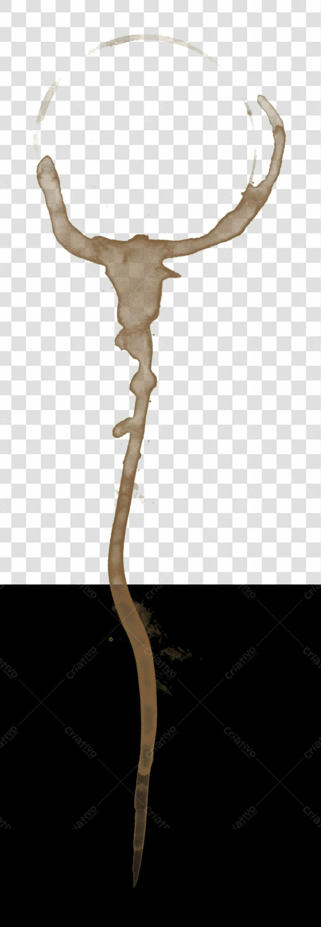 Icone Mancha de Café PNG com fundo transparente