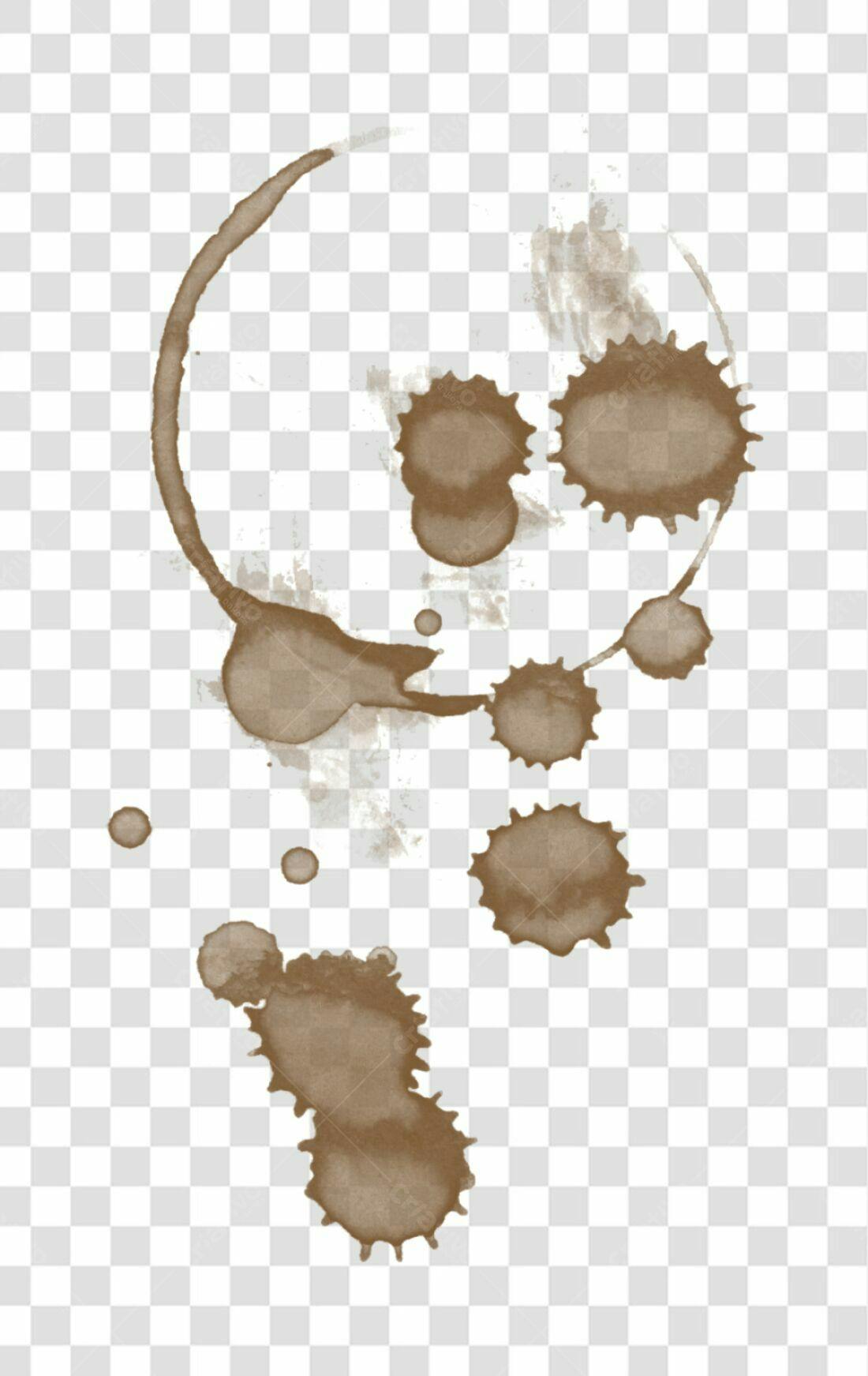 Icone de Manchas de Café PNG com fundo transparente