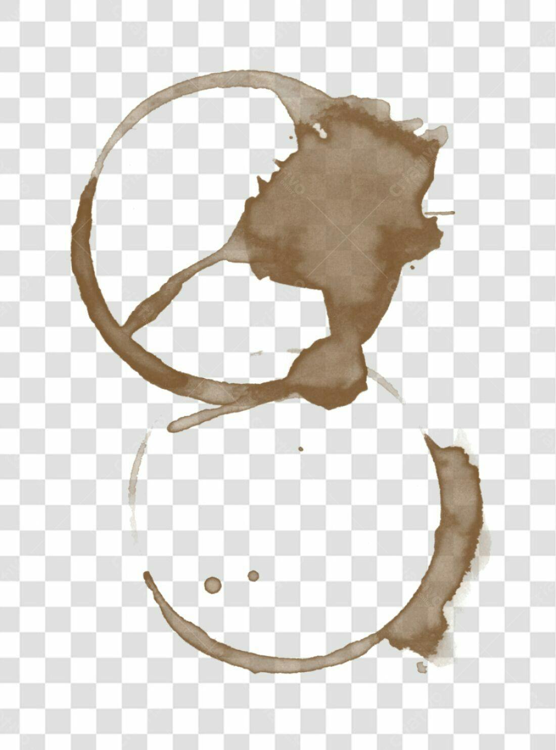 Icone Café Manchas PNG com fundo transparente