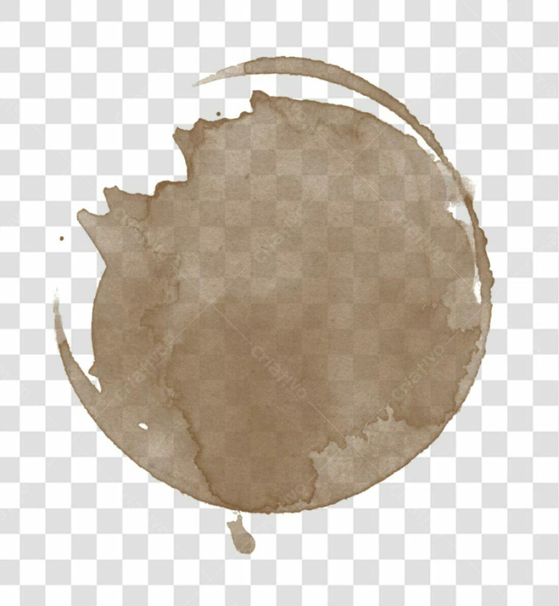 Icone Café Manchas Marrom PNG com fundo transparente