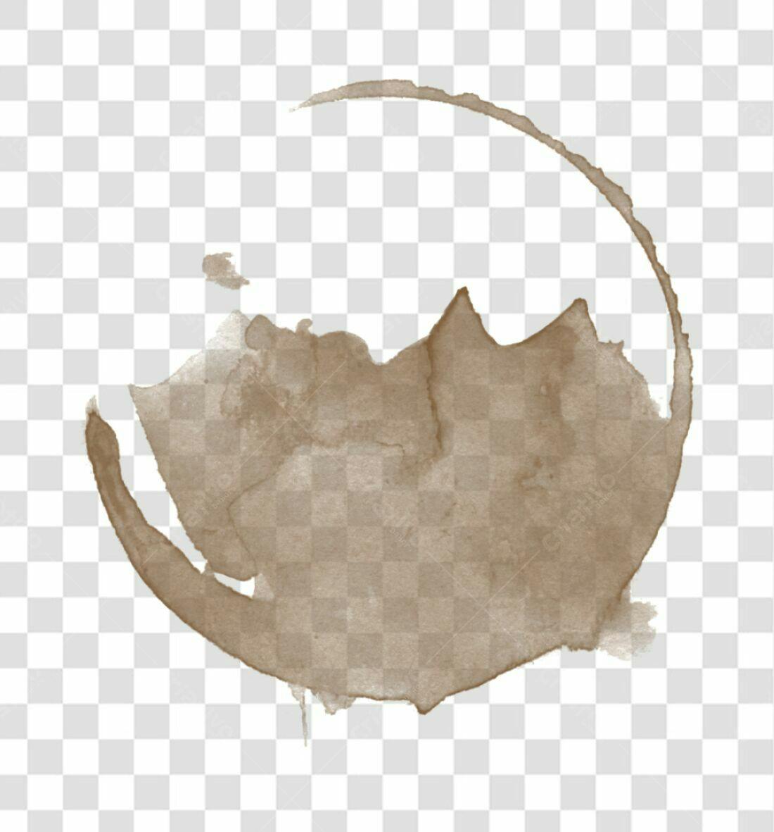 Icone Mancha de Café PNG com fundo transparente