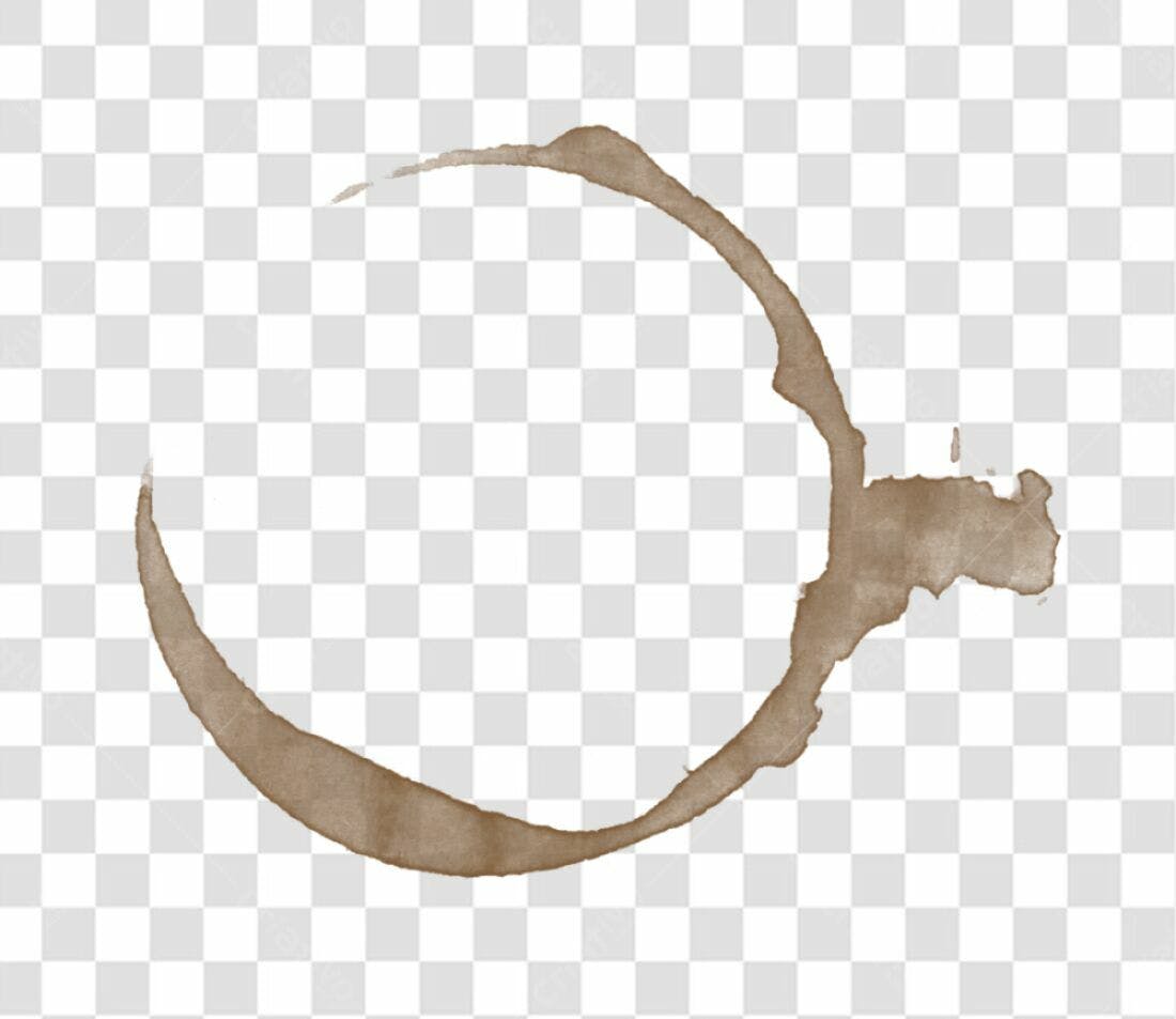 Icone Mancha de Café PNG com fundo transparente