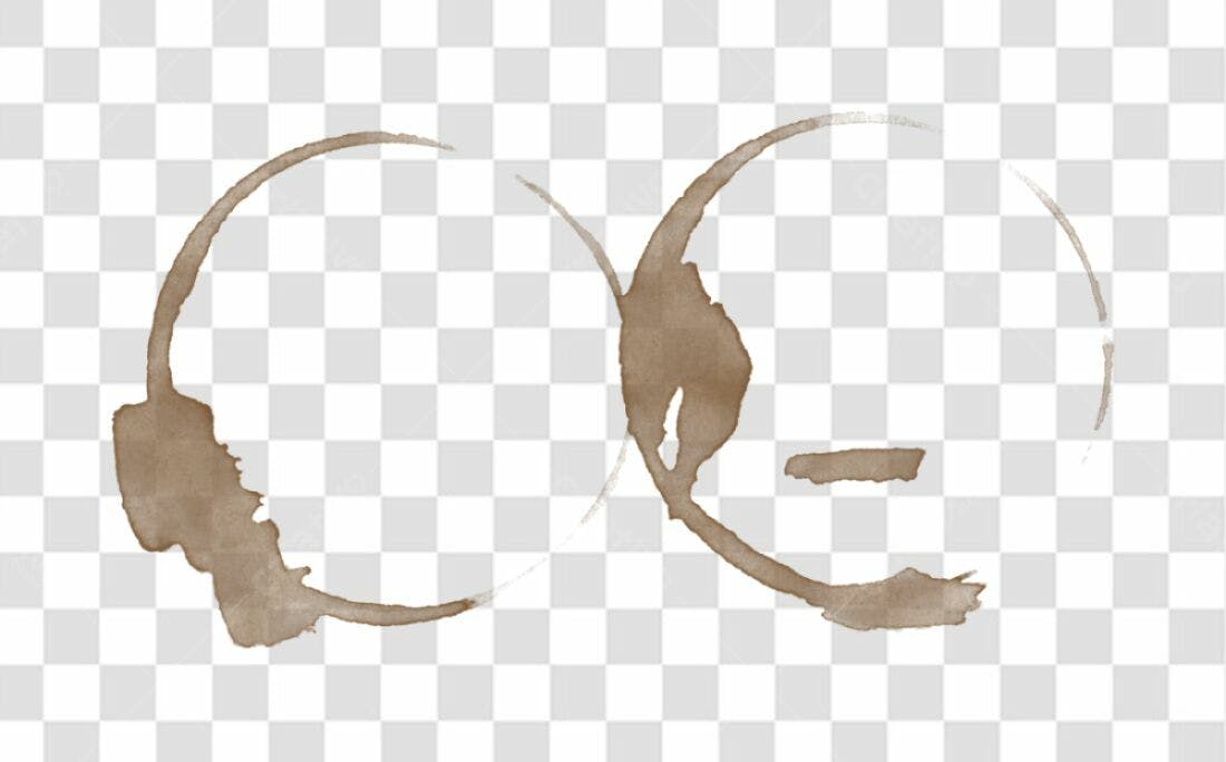 Icone de manchas de café PNG com fundo transparente