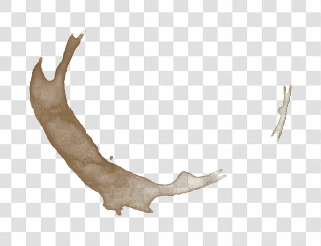 Icone Mancha de Café PNG com fundo transparente