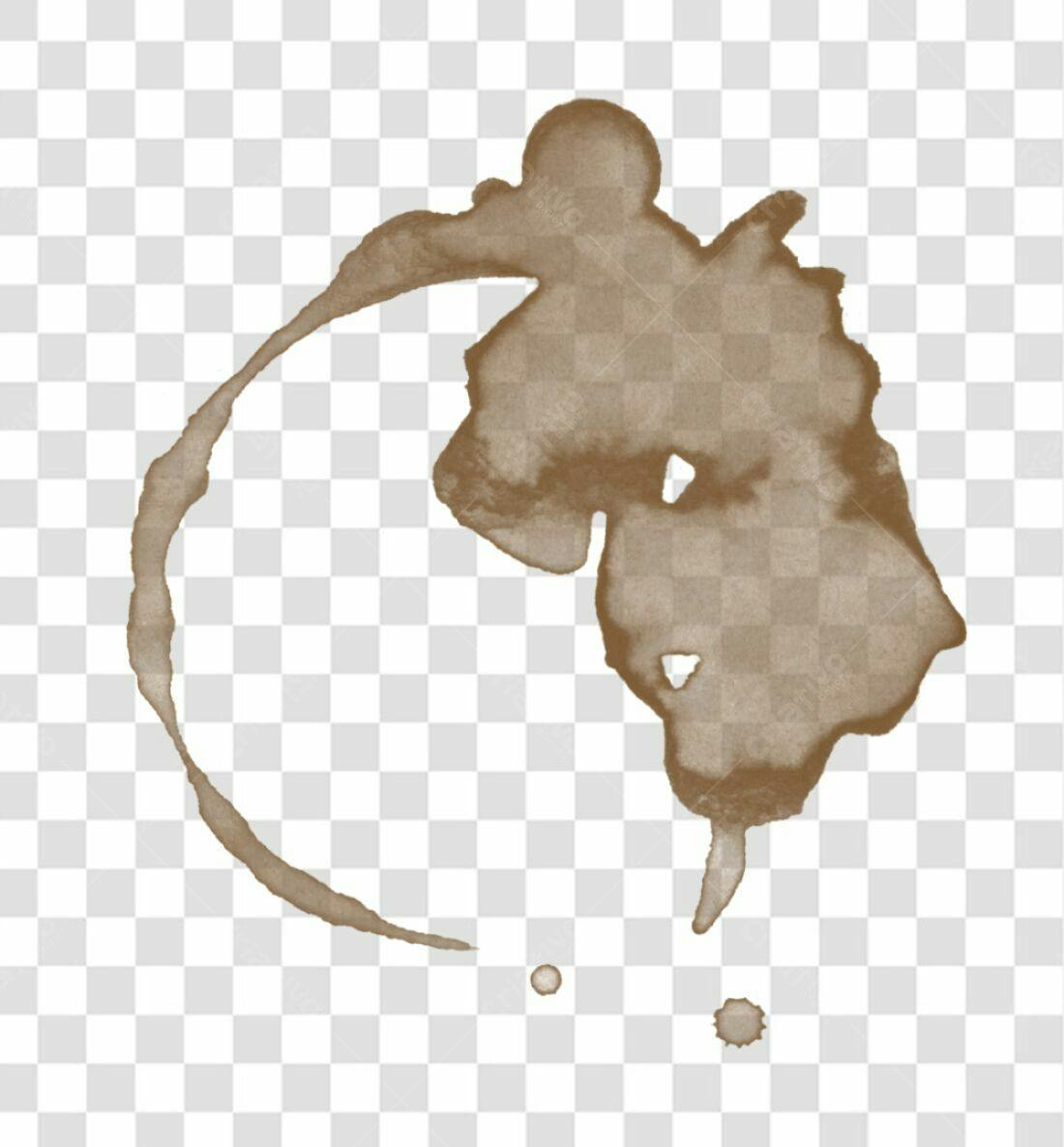Icone de Mancha de Café PNG com fundo transparente