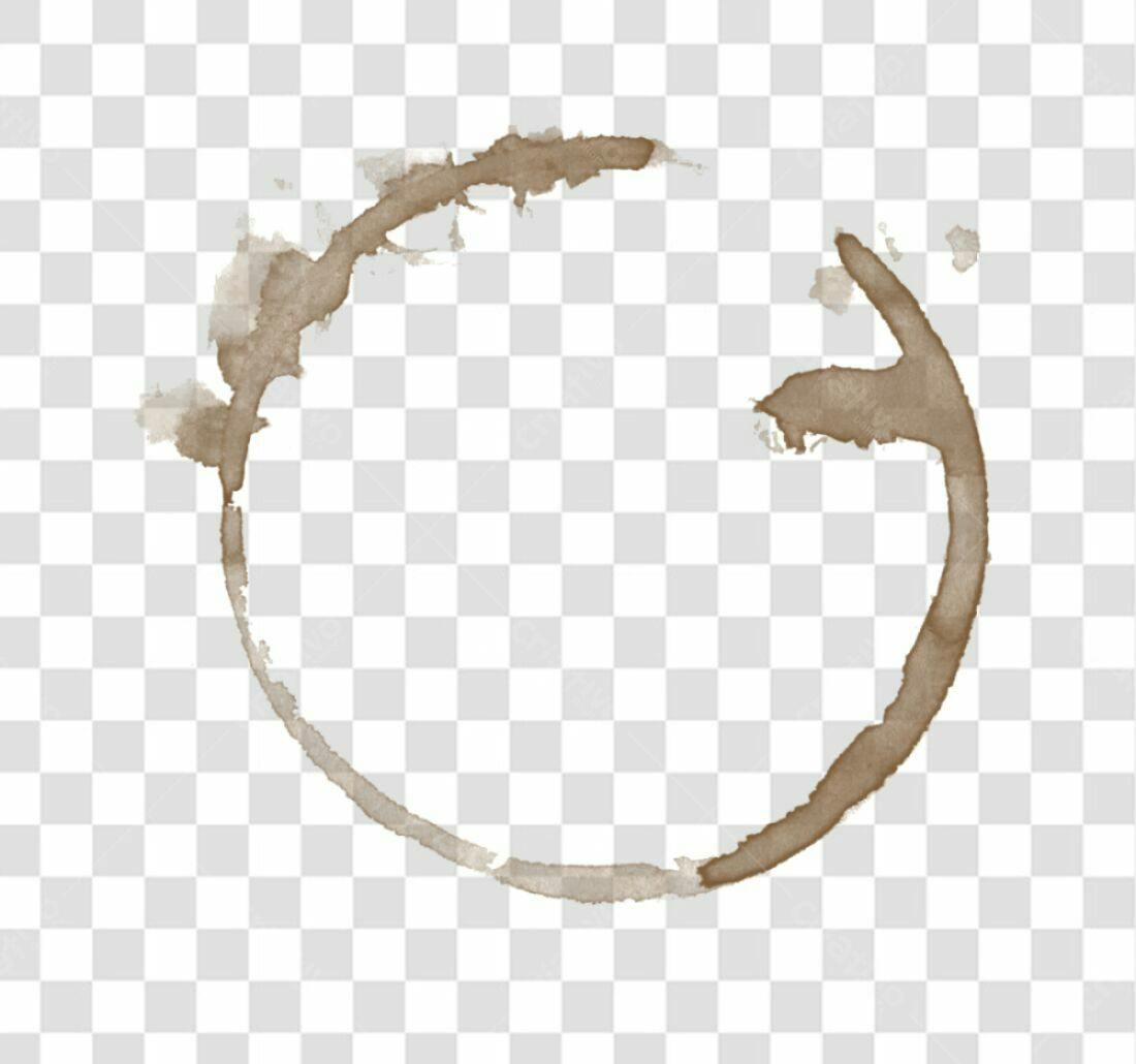 Icone de Mancha de Café PNG com fundo transparente