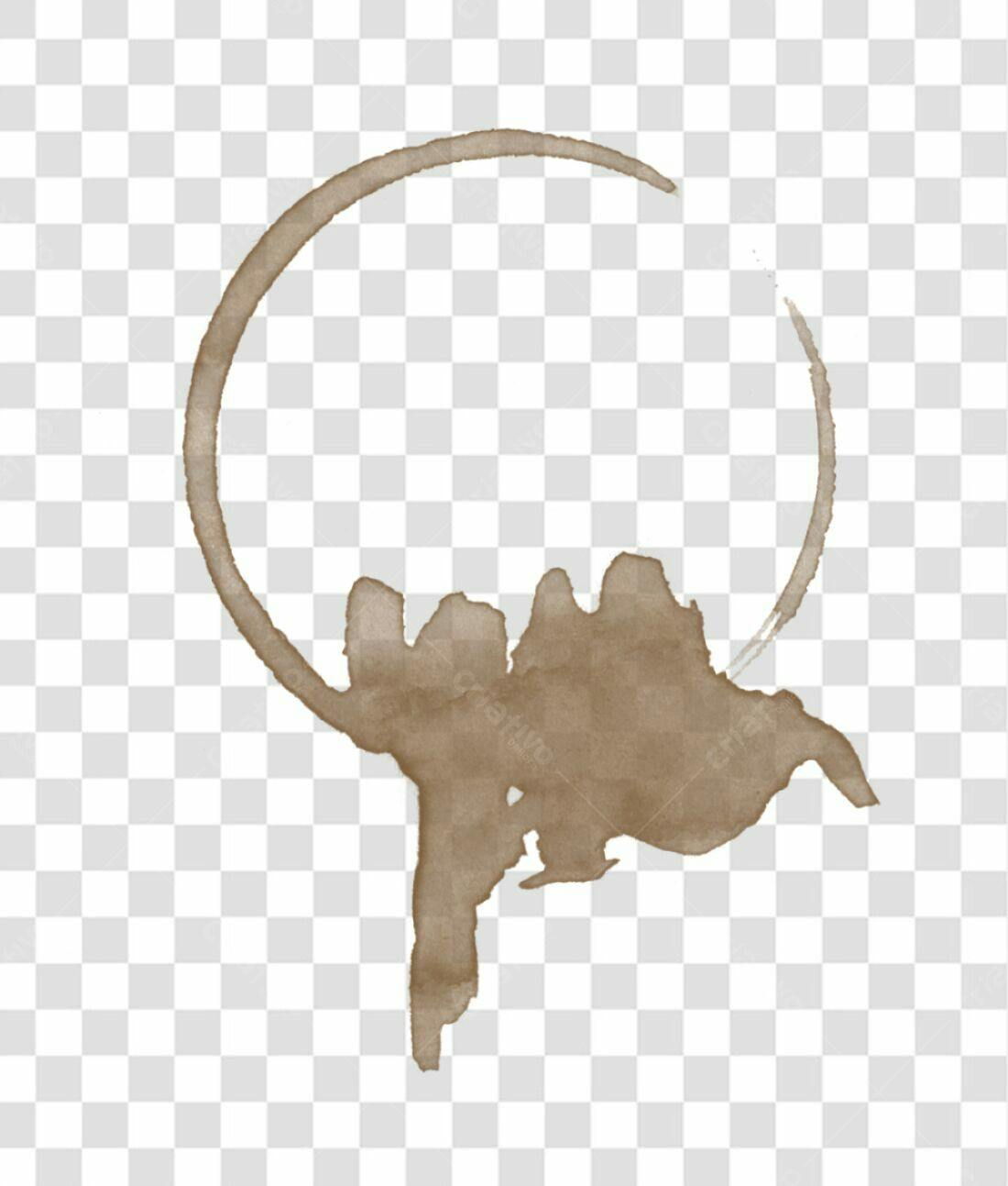 Icone Mancha de Café PNG com fundo transparente