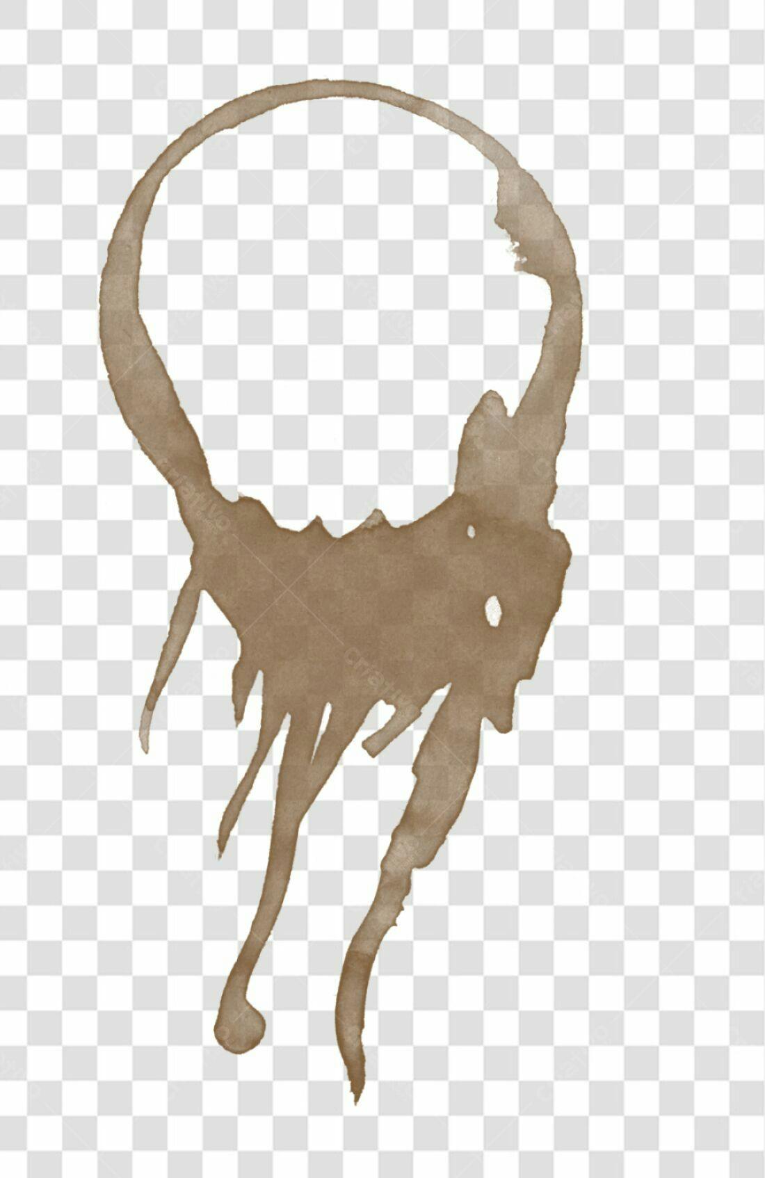 Icone Café Manchas PNG com fundo transparente
