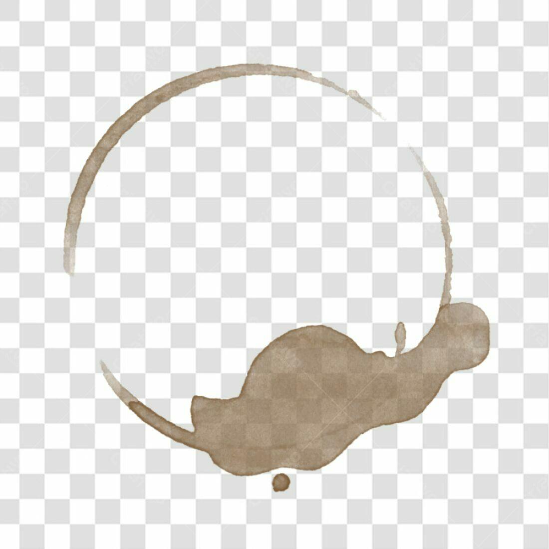 Icone de Mancha de Café PNG com fundo transparente
