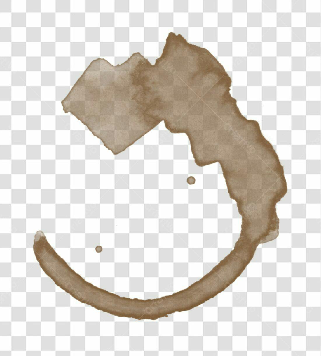 Icone de Mancha de Café PNG com fundo transparente