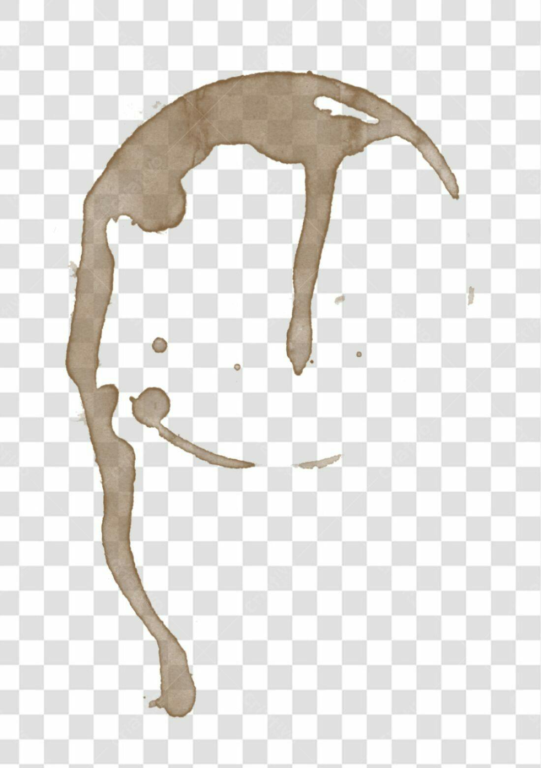 Icone Mancha de Café PNG com fundo transparente