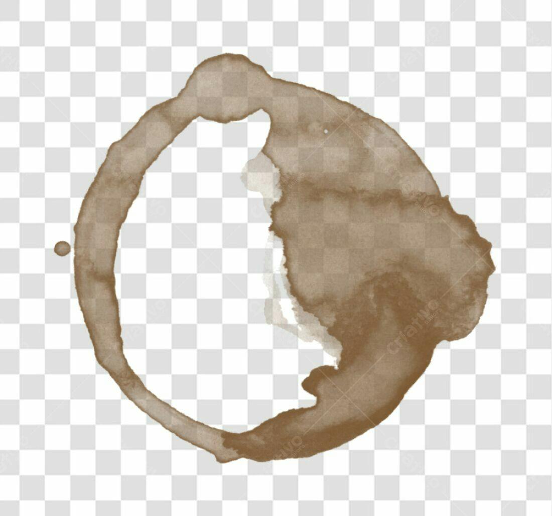Icone Mancha de Café PNG com fundo transparente