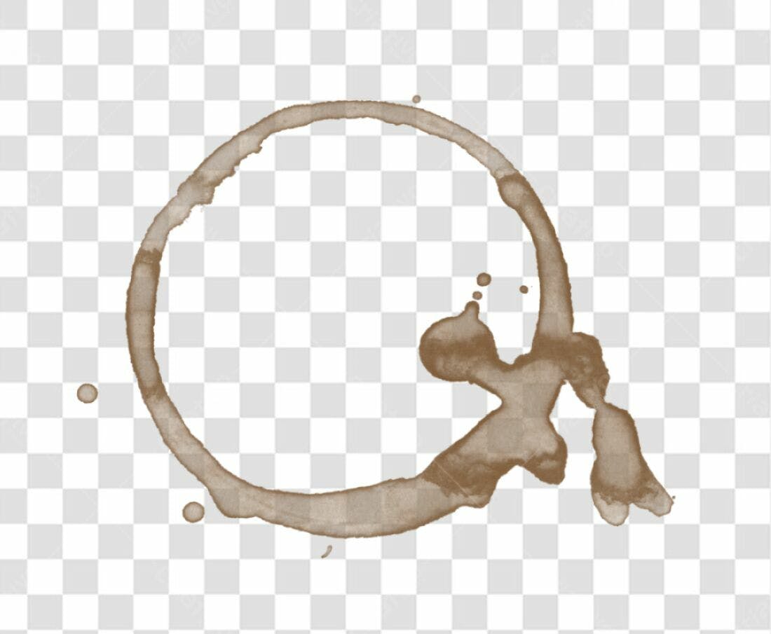 Icone de Manchas de Café PNG com fundo transparente