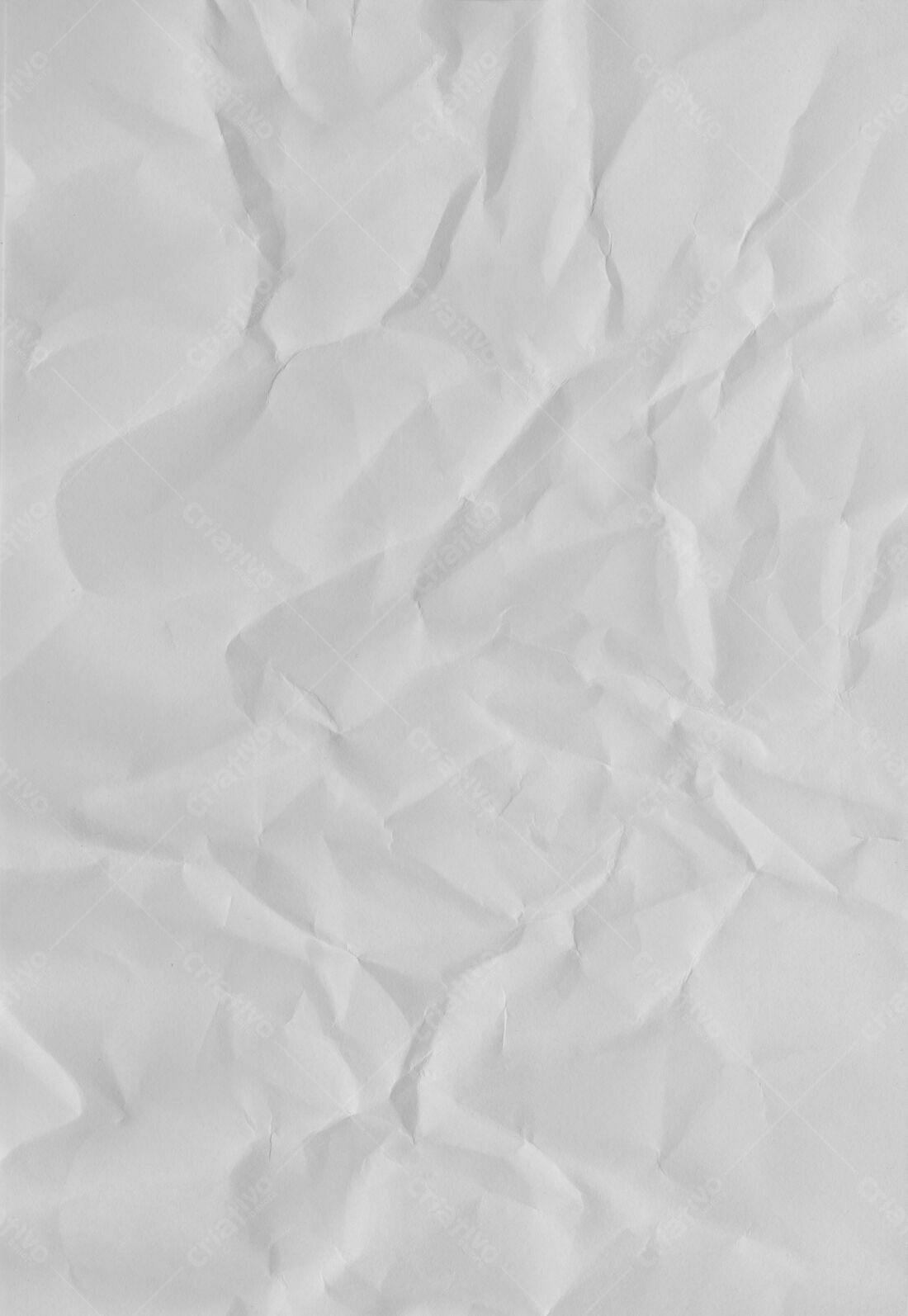 Textura Papel Amassado para Fundo