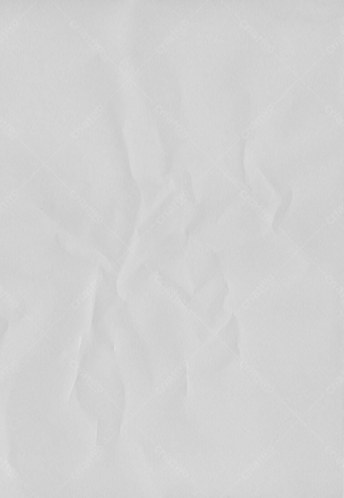 Textura Papel amassado branco para fundo