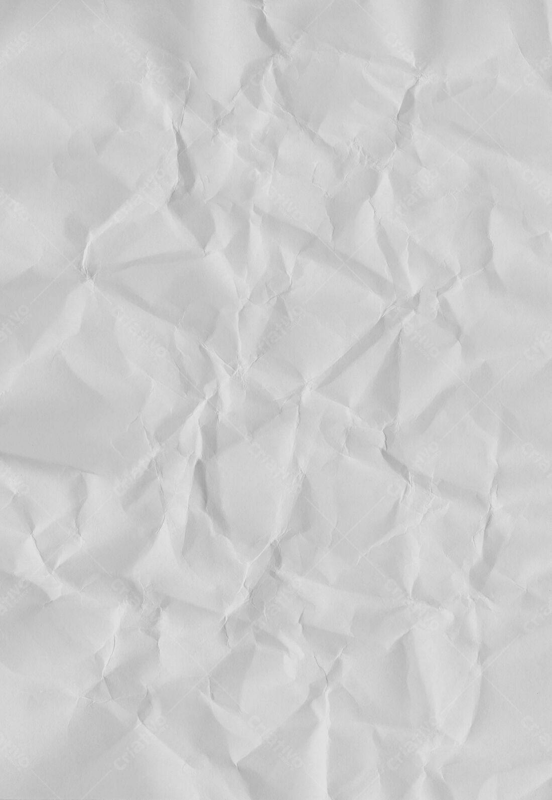 Textura Papel Amassado para Fundo