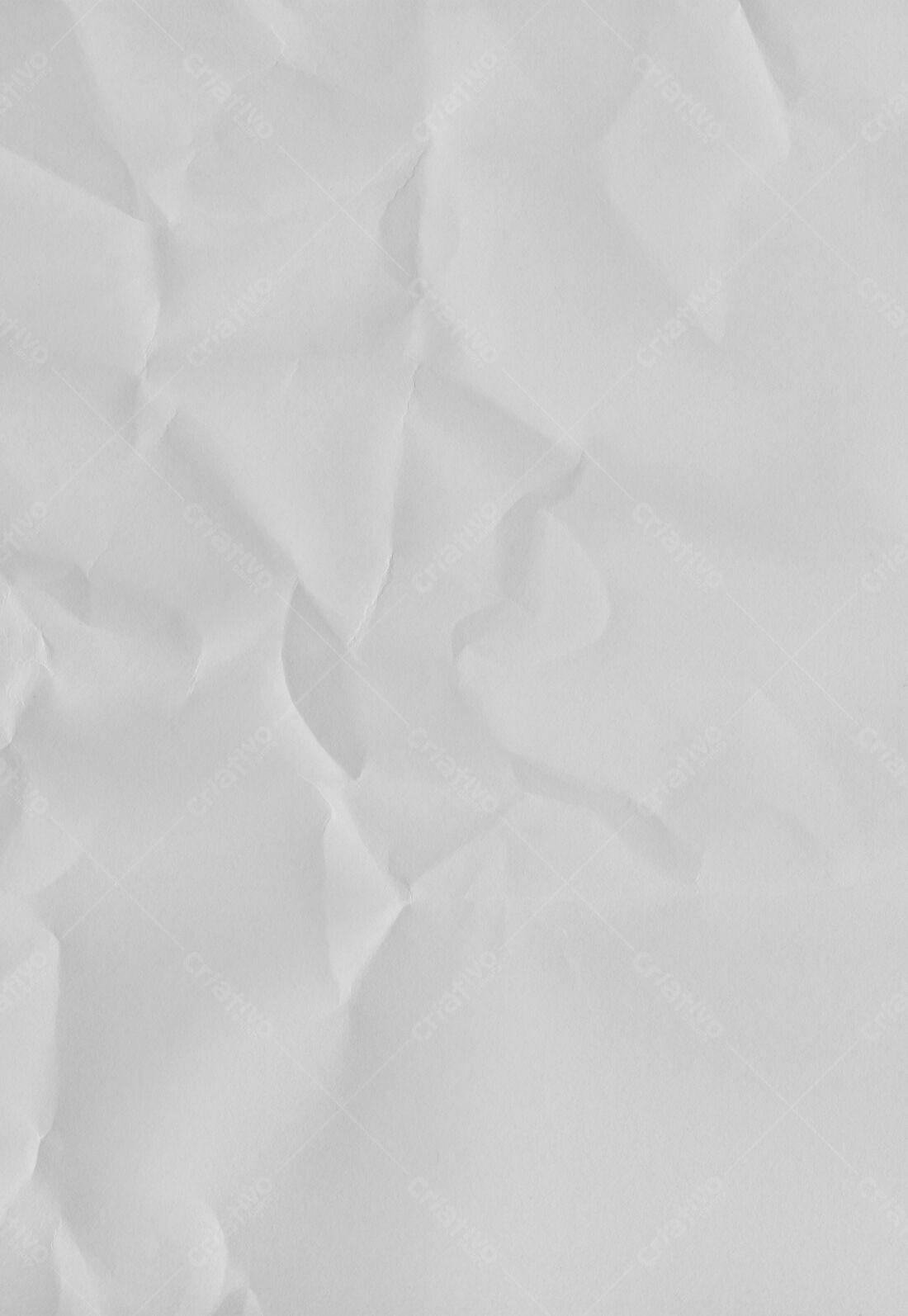 Textura Papel Amassado Cinza para Fundo