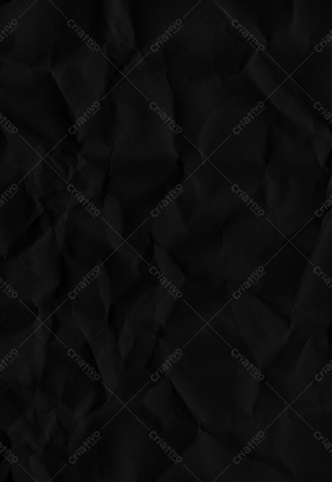 Textura Papel Amassado Preto para Fundo