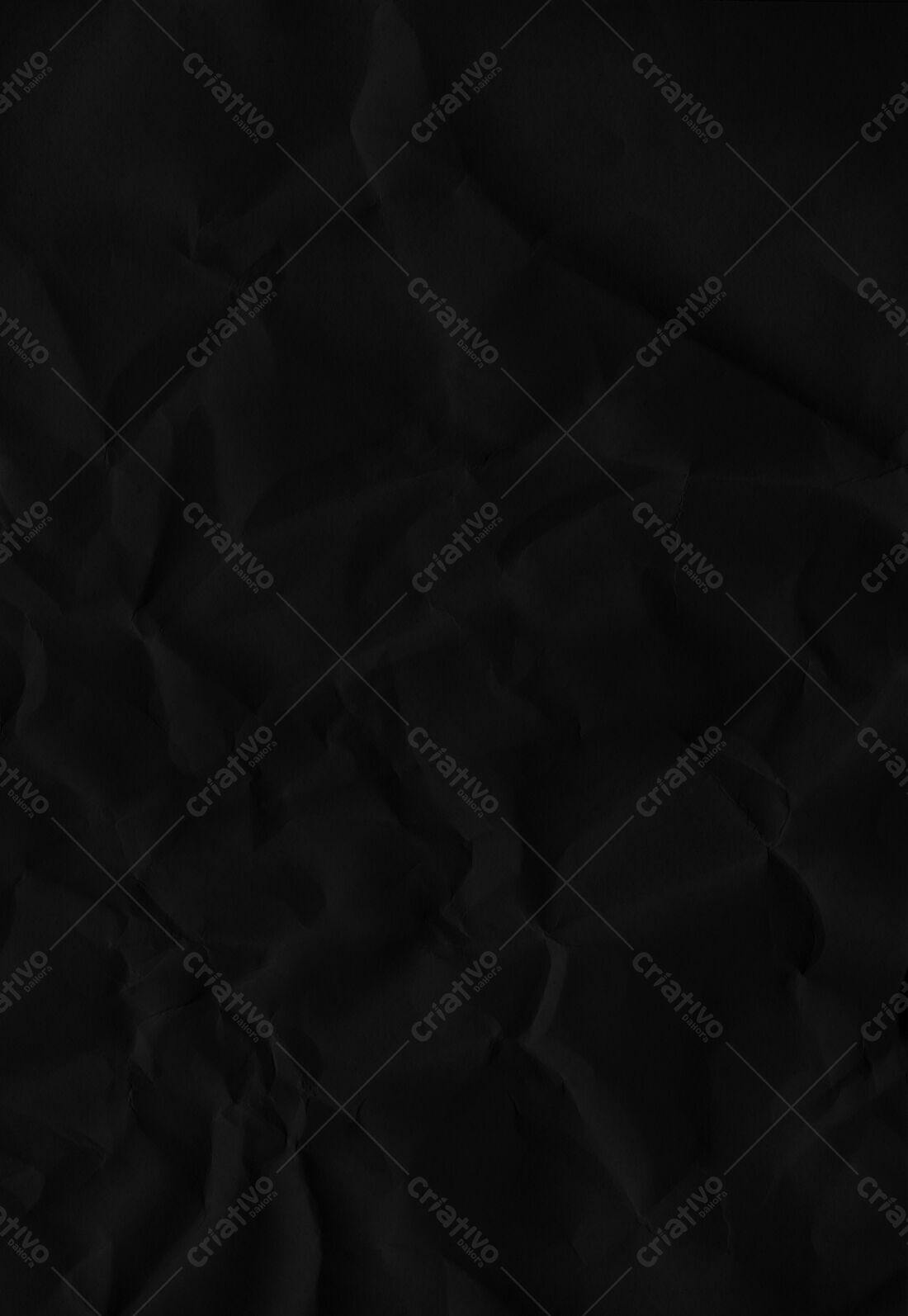 Textura Papel Amassado Preto para Fundo