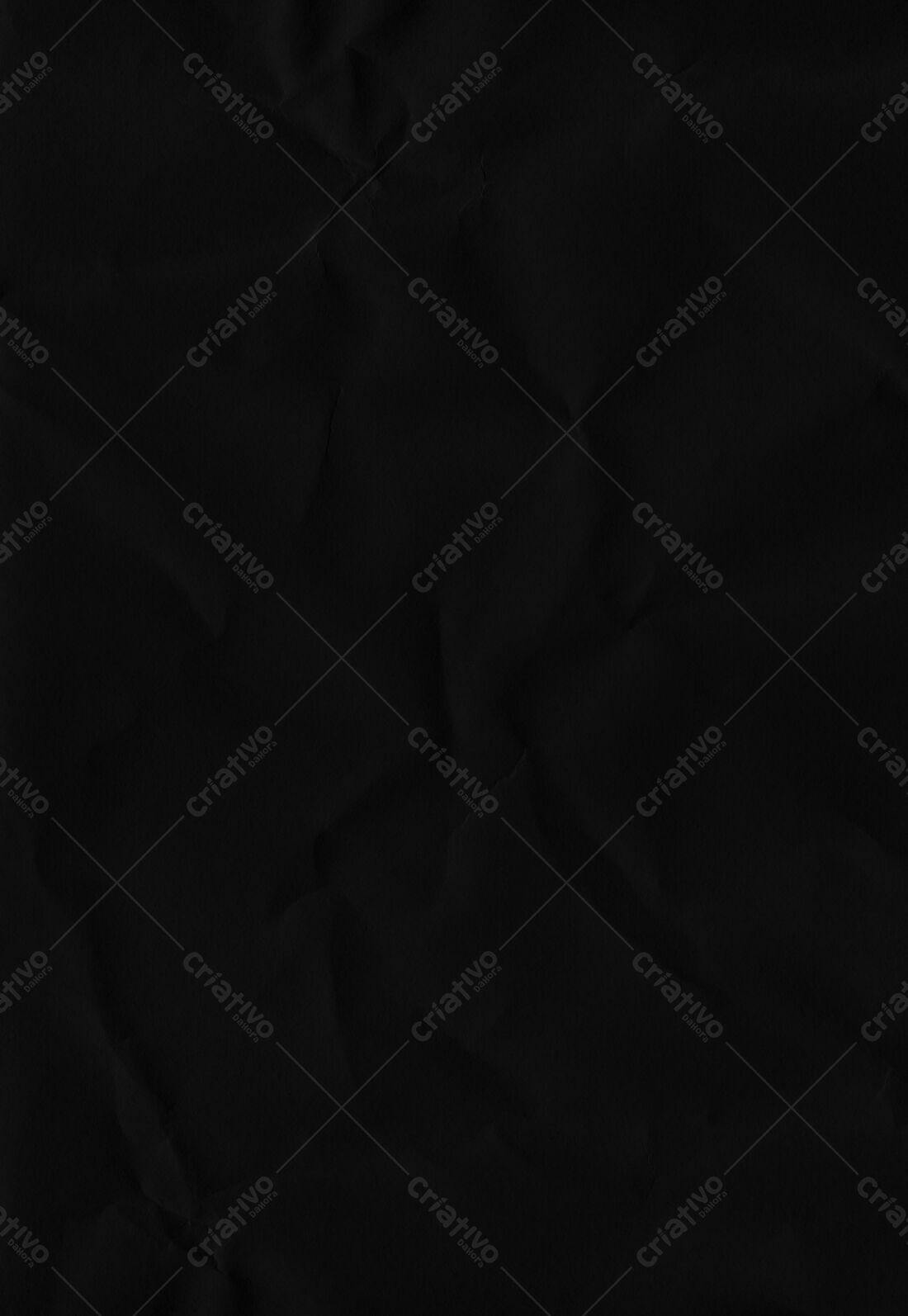 Textura Papel Preto Amassado para Fundo