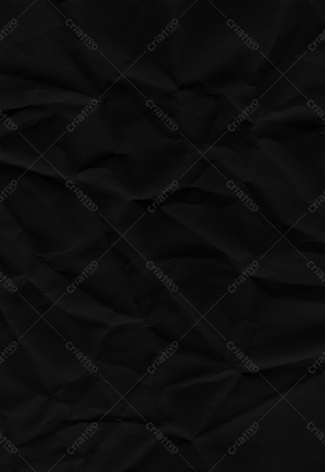 Textura Papel Amassado Preto para Fundo