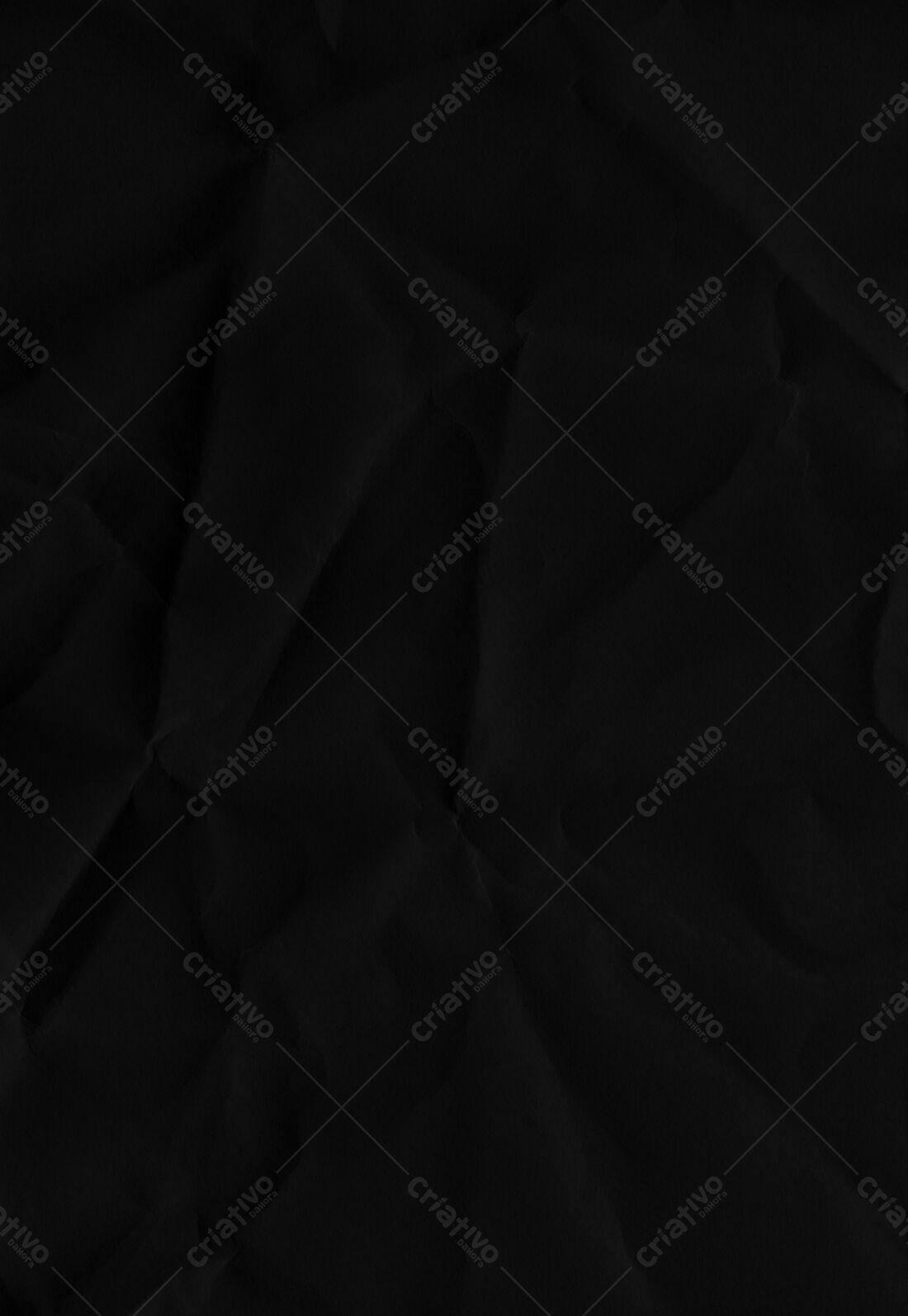 Textura Papel Preto Amassado para Fundo