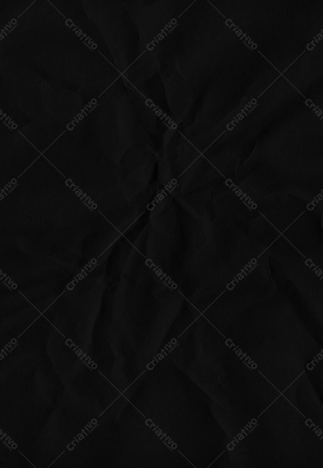 Textura Papel Amassado Preto para Fundo