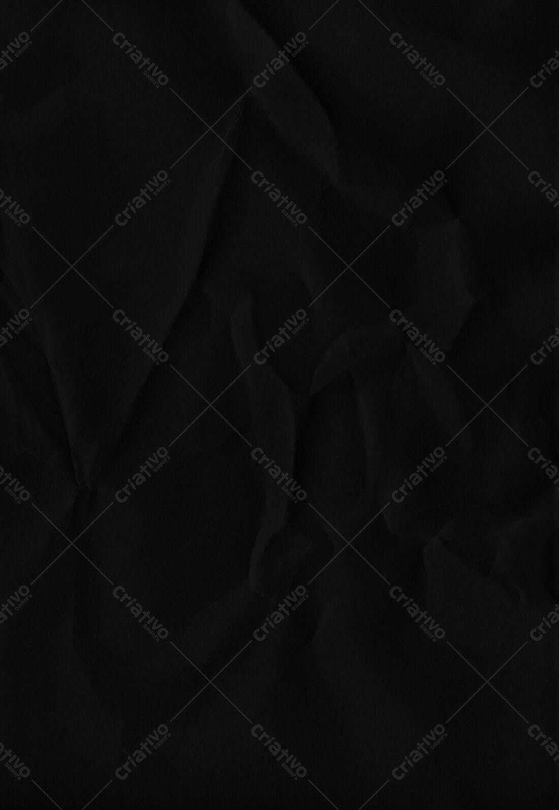 Textura tecido preto amassado para fundo