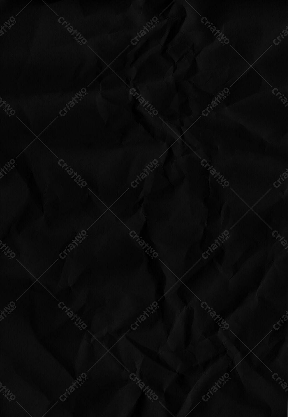 Textura Papel Amassado Preto para Fundo