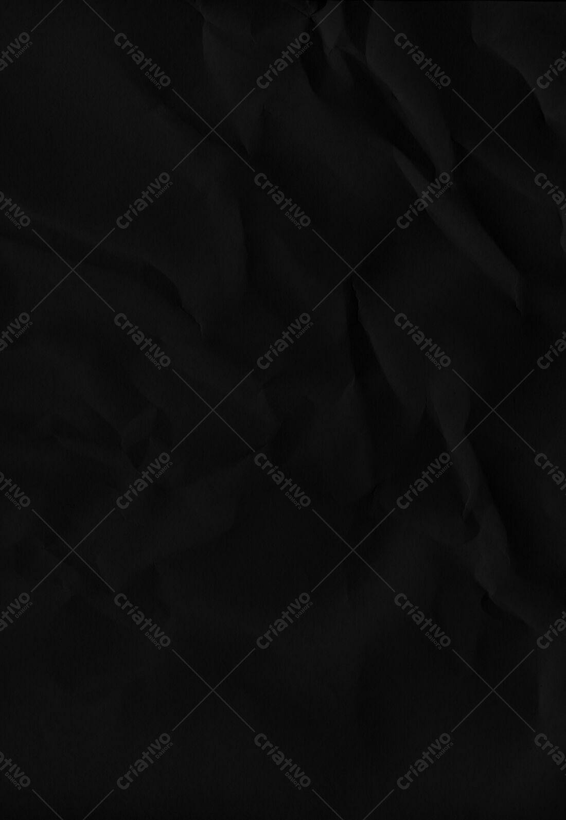 Textura Papel Preto Amassado para Fundo