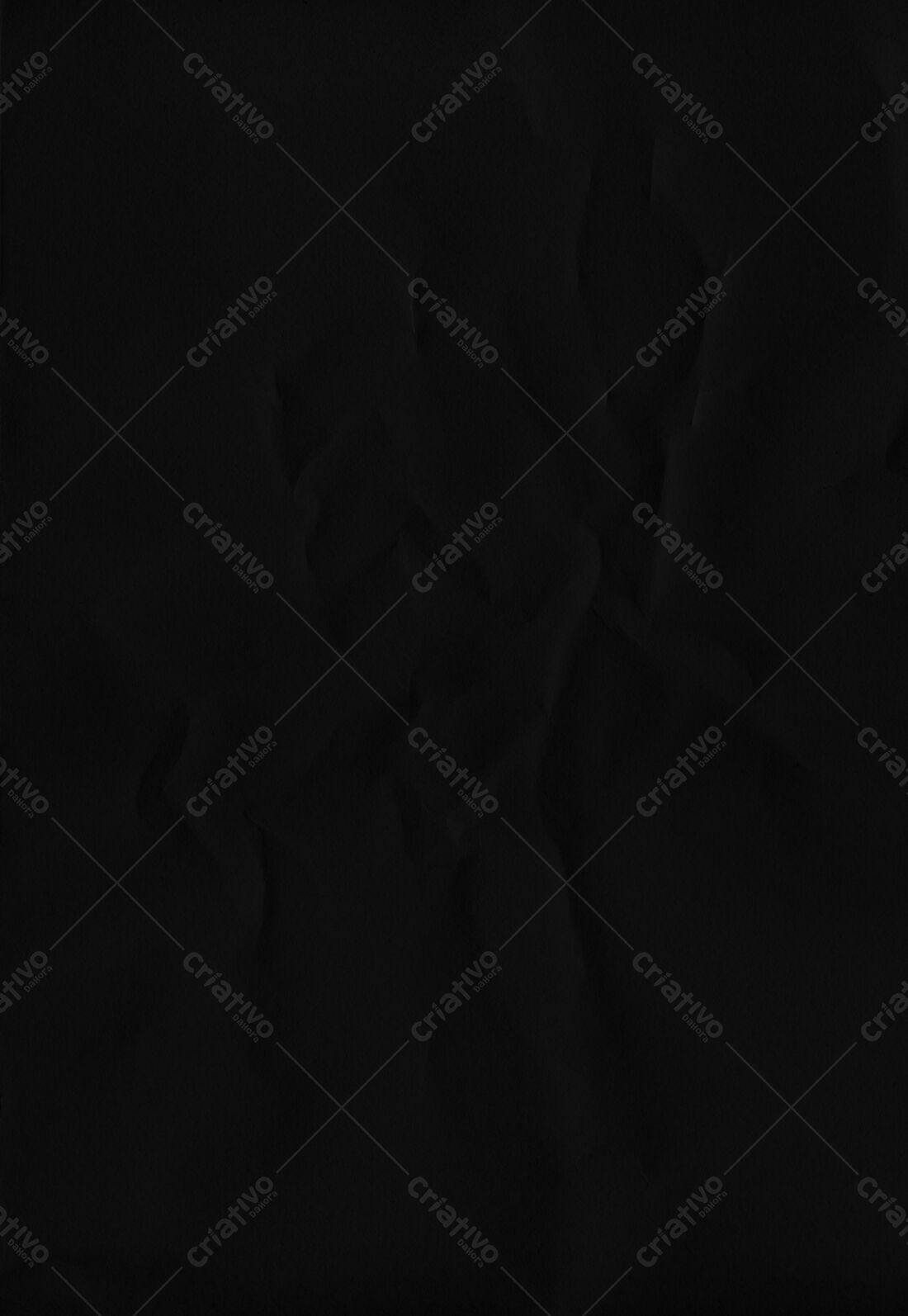 Textura Papel Preto Enrugado para Fundo