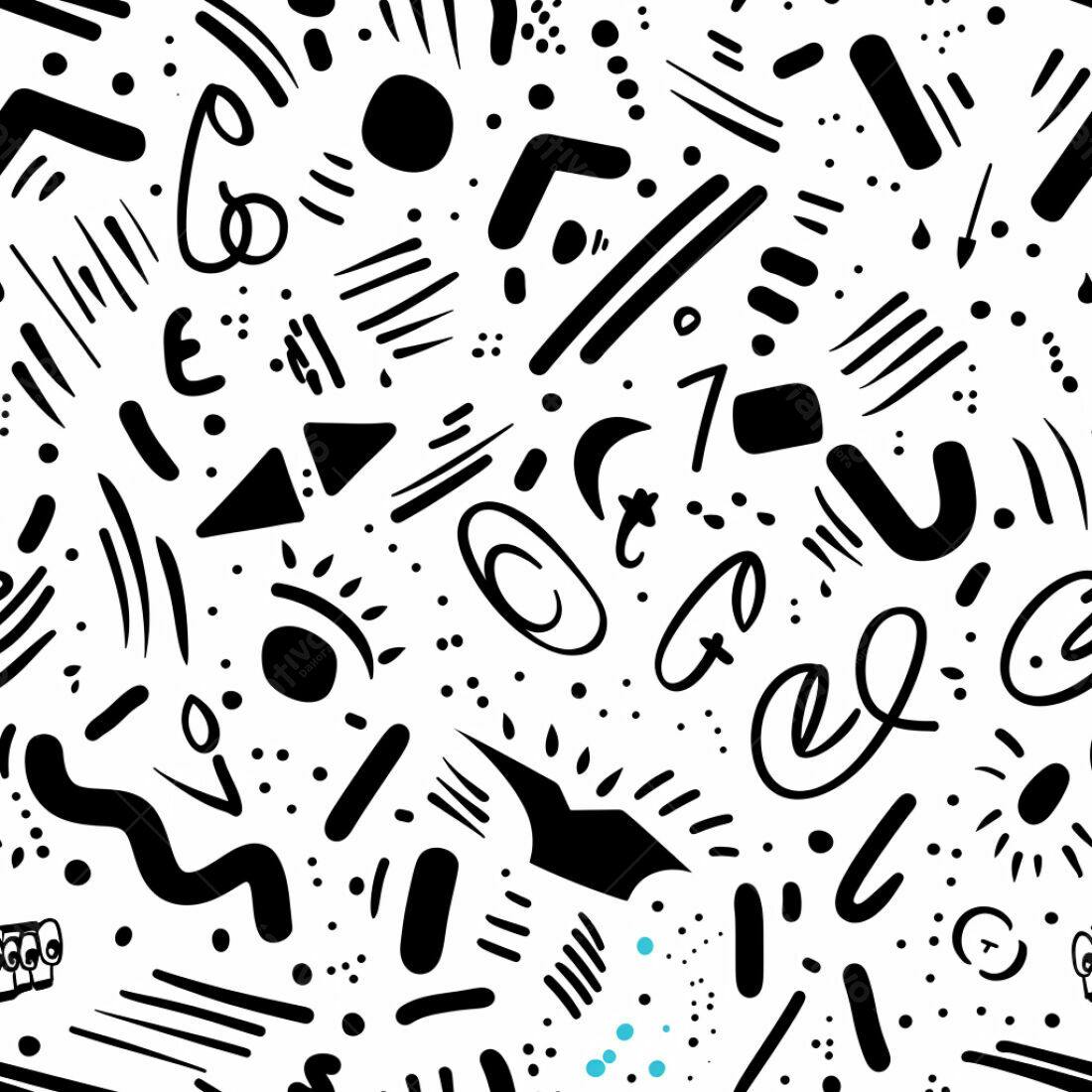 Textura Abstrata Preto e Branco para Fundo