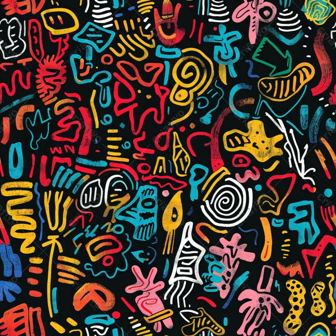 Textura Abstrata Colorida para Fundo